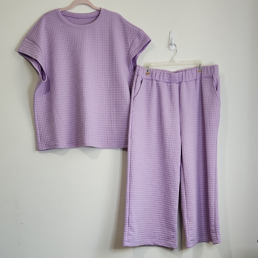 Lavender Textured Women's Set